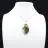 Pendentif flamme en jaspe orbiculaire