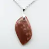 Pendentif flamme en jaspe orbiculaire - 2