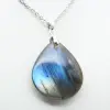 Pendentif goutte en labradorite - 2