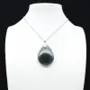 Pendentif goutte en labradorite - 0