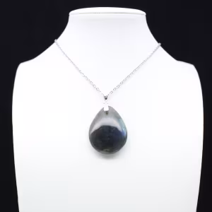 Pendentif goutte en labradorite