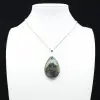 Pendentif goutte en labradorite - 2