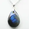 Pendentif goutte en labradorite - 2