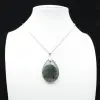 Pendentif goutte en labradorite - 1