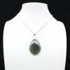 Pendentif goutte en labradorite - 1