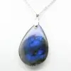 Pendentif goutte en labradorite - 2