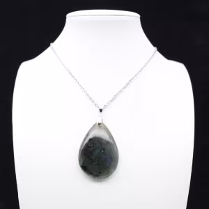 Pendentif goutte en labradorite