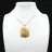Pendentif carré en cornaline