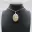 Pendentif ovale en agate fleur — 2