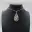 Pendentif ovale en agate fleur — 6