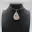 Pendentif ovale en agate fleur — 7