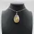 Pendentif goutte en agate fleur