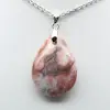 Pendentif goutte en jaspe impérial - 1