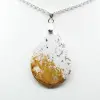 Pendentif goutte en jaspe impérial - 1