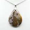 Pendentif goutte en jaspe impérial - 2