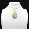 Pendentif goutte en jaspe impérial - 0