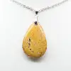 Pendentif goutte en jaspe impérial - 2