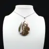 Pendentif goutte en jaspe impérial - 0