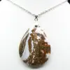 Pendentif goutte en jaspe impérial - 1