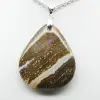 Pendentif goutte en jaspe impérial - 1
