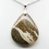 Pendentif goutte en jaspe impérial - 2
