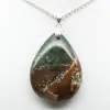 Pendentif goutte en jaspe impérial - 1