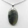 Pendentif ovale en Labradorite - 2