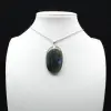 Pendentif ovale en Labradorite - 5