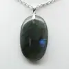 Pendentif ovale en Labradorite - 1