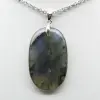 Pendentif ovale en Labradorite - 1