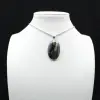 Pendentif ovale en Labradorite - 9