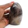 Roche de Microcline noire polie - 1