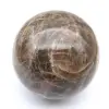 Sphère en pierre de lune noire - 4