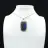 Pendentif rectangle en labradorite