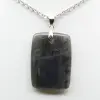 Pendentif rectangle en labradorite - 2