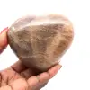 Pierre de lune Madagascar : coeur - 1