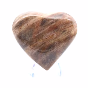Coeur en microcline de Madagascar