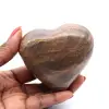 Coeur en pierre de lune microcline - 1