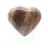 Coeur en pierre de lune noire