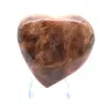 Coeur en pierre de microcline de Madagascar - 0