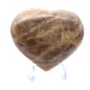 Coeur en microcline noire - 0