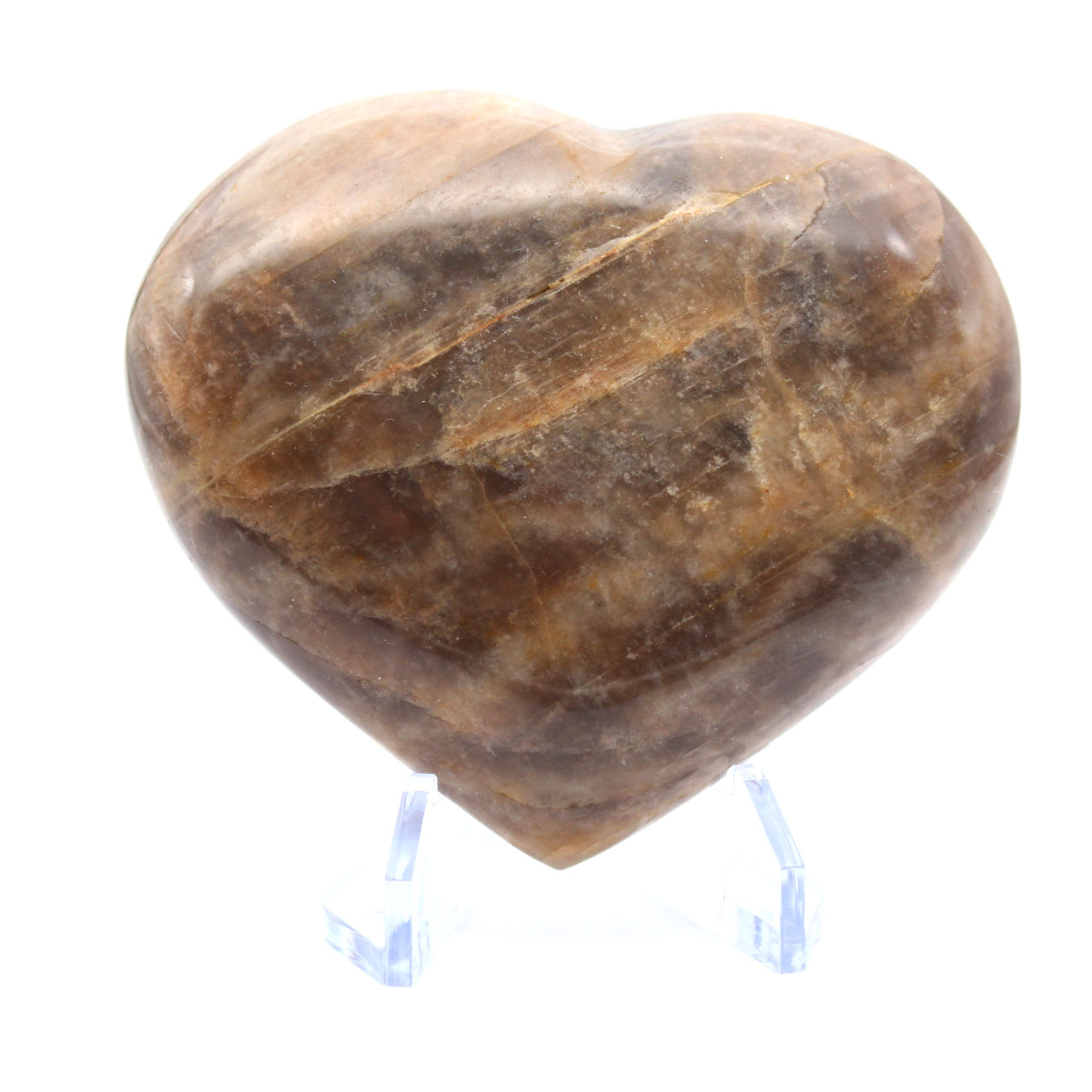 Coeur en microcline noire