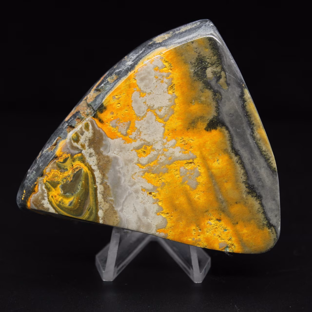 Jaspe Bumblebee Pierre Naturelle d'Authenticité