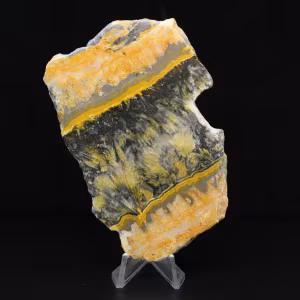 Plaque décorative de Jaspe Bumblebee - 130g