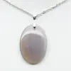Pendentif en agate rubanée - 1