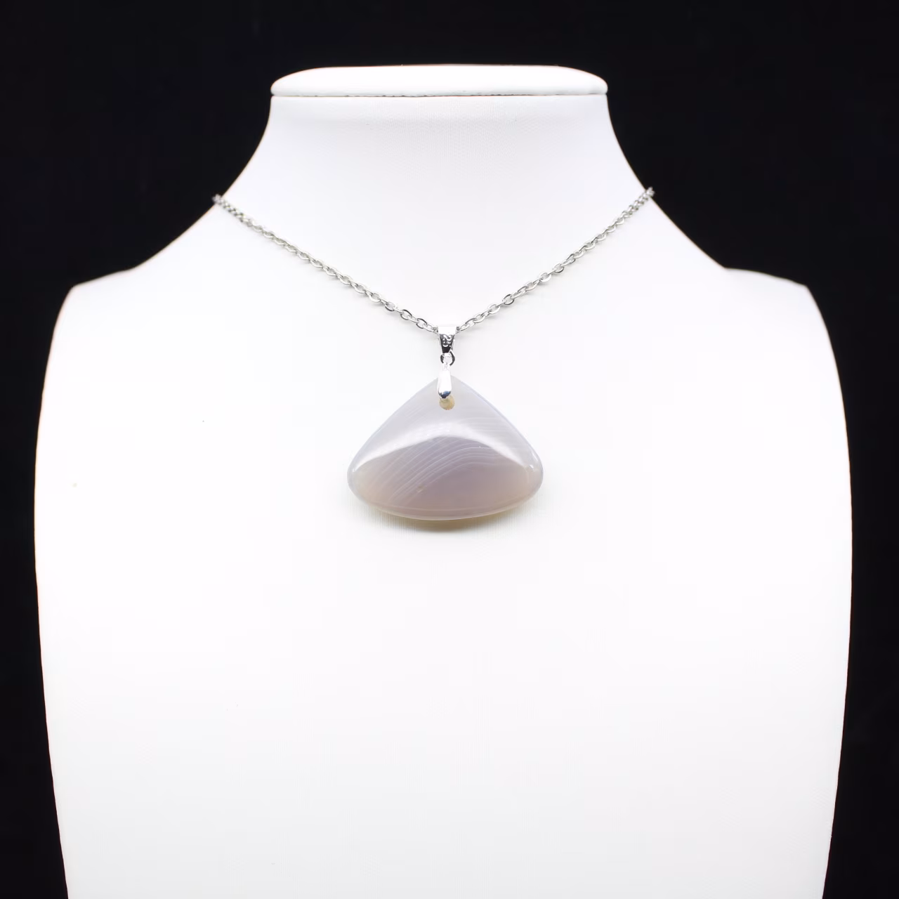 Pendentif en agate rubanée