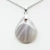 Pendentif en agate rubanée - 1