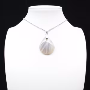 Pendentif en agate rubanée