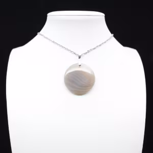 Pendentif en agate rubanée