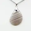 Pendentif en agate rubanée - 1